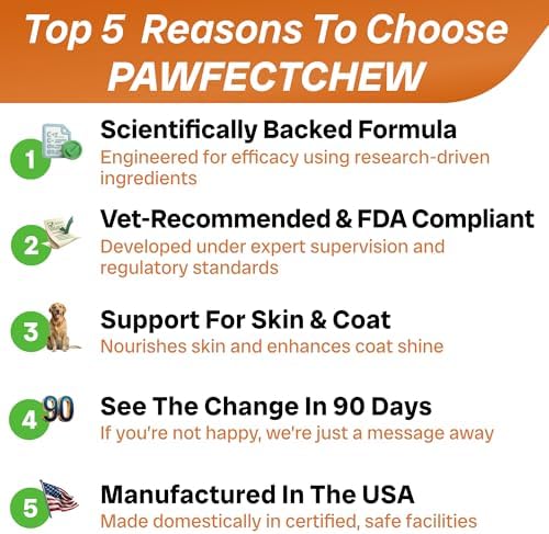 Fish Oil Omega 3 for Dogs - Itch & Allergy Relief, Skin & Coat Supplement