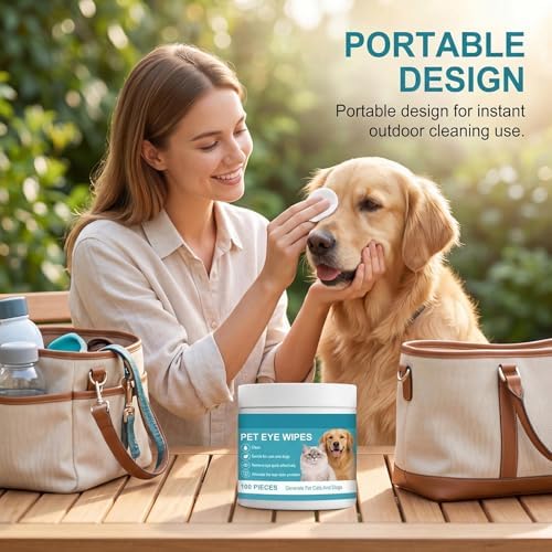 Eye Wipes for Dogs Tear Stain Cleaning Sheets