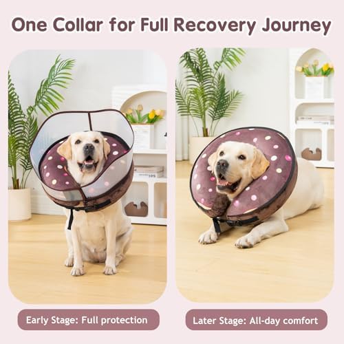 Avont 2-in-1 Dog Cone L Donut Shield