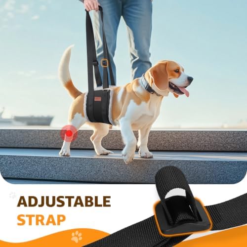 Adjustable Dog Sling for Medium Dogs Soft Post-ACL Surgery Mobility Aid