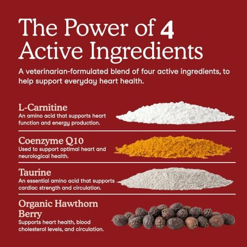 Fera Pets Heart Supplement - Taurine for Dogs & Cats, 120 Capsules