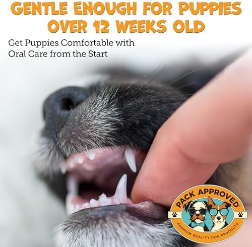 Pack Approved Dental Wipes for Dogs - Dog Teeth Wipes for Oral Care - 100ct