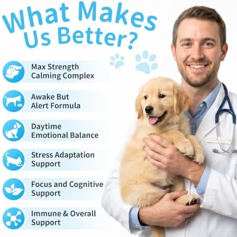 Calming Chews for Dogs - Advanced Calming Treats for Dogs Anxiety