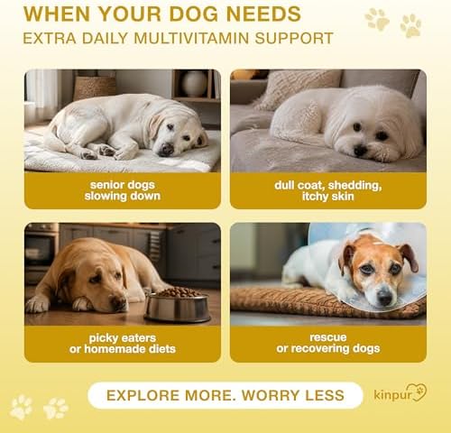 20 in 1 Multivitamin for Dogs - Immune Dog Supplements, 180 Soft Duck Chews