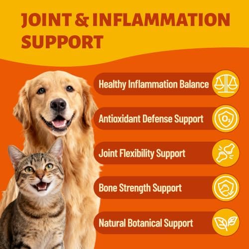 Turmeric Drops for Dogs & Cats, Turmeric Curcumin Supplement 2oz