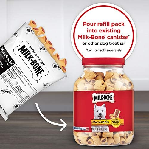 Milk-Bone MaroSnacks Small Dog Treats, 2 (38 Oz.) Refill Bags