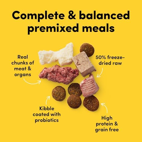 RawMix 50 Beef Freeze-Dried Dog Food, 2 lb