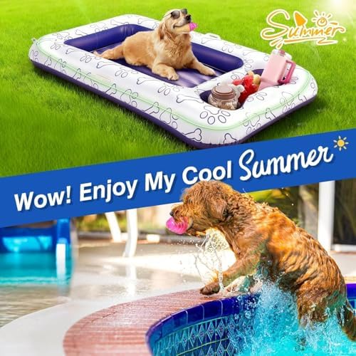 Pawaboo Dog Cooling Chew Toys, 2 Pack Freeze Pet Teething Toys for Cooling
