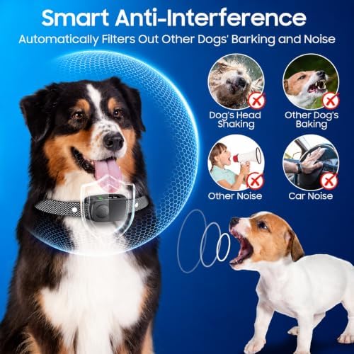 Dog Bark Collar, Automatic Bark Collar for Large Medium Dogs