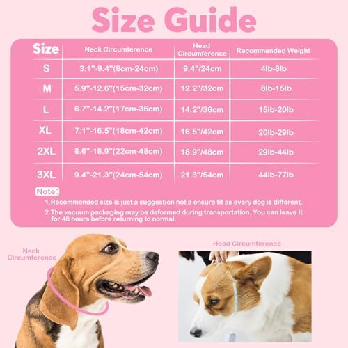 IDOMIK Dog Recovery Collar, Waterproof Soft Dog Cone After Surgery
