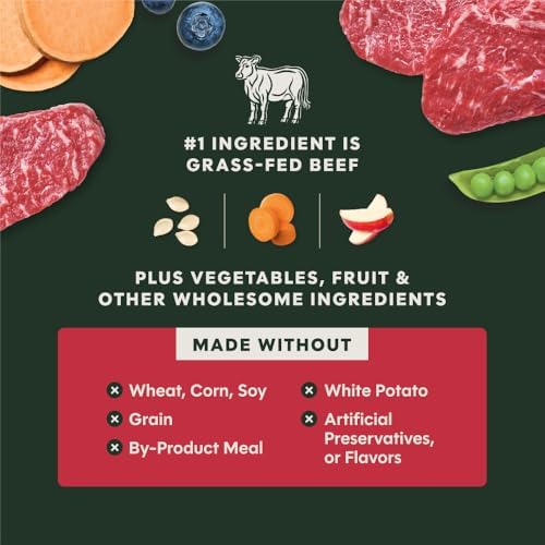 Instinct RawBoost, Dry Dog Food + Freeze Dried, Real Beef, 10 lb. Bag