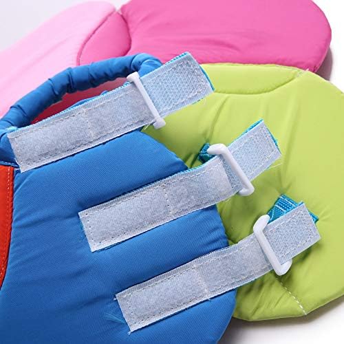Dog Cone E-Collar Flower Soft Elizabethan Waterproof Grooming Recovery Protective Adjustable Collar for Puppy Small Medium Dogs (S Neck: 9-11in, Rainbow)