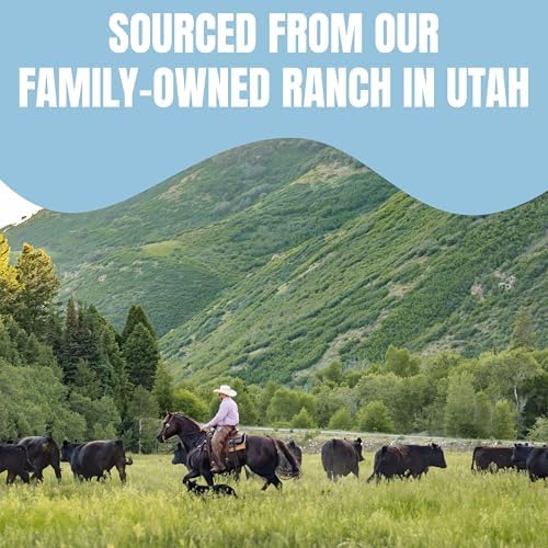 100% Grass-Fed Beef Organ Blend for Dogs 60-Day Supply | Sourced from Family-Owned Ranch in Utah | Best Dog Organ Supplement | Beef Kidney Great for Training & Treats | for All Breeds