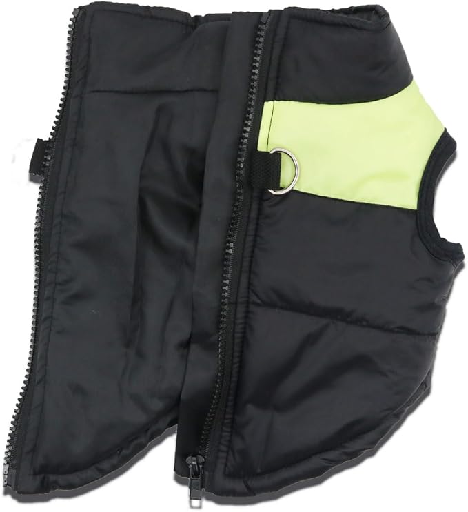 Small Dog Coats Warm Winter Jackets for Small Medium Dogs Puppy Cold Weather Coat Pet Clothes, Light Yellow, Medium