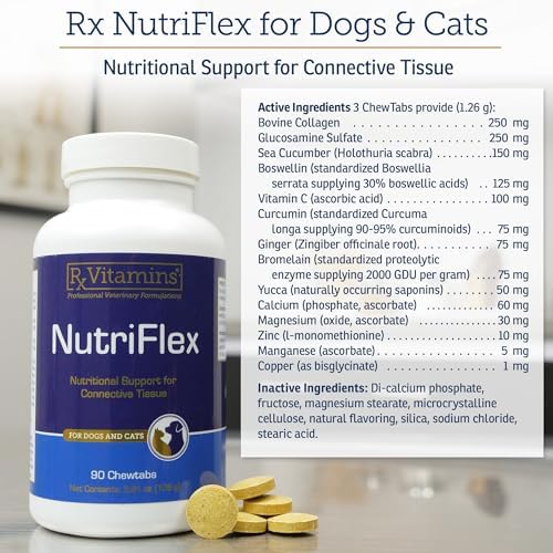 Rx Vitamins NutriFlex for Cats & Dogs - Beef Liver Flavor - 90ct