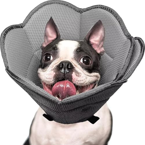 Foldable Pet Cone Collar to Stop Licking After Surgery Adjustable