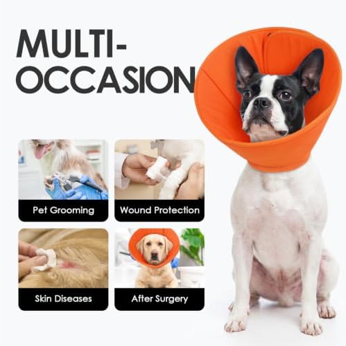 AOFITEE Dog Cone, Soft Cone for Small Dogs with Adjustable Buckle