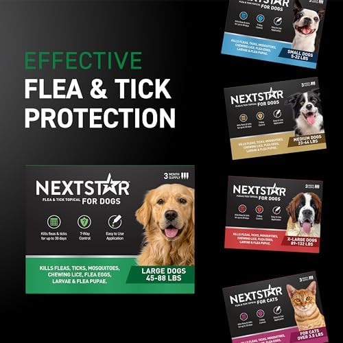 NextStar Flea & Tick Topical Dogs Large, 7-Way, 1-Month