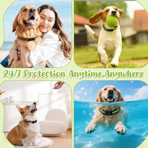 Natural Dog Tag for Flea & Tick Repels Waterproof Collar Pendant