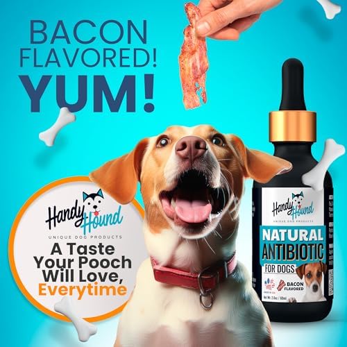 Handy Hound Natural Immune Support for Dogs, Bacon Flavor, 2 oz