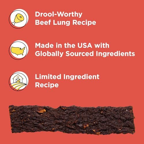 BIXBI Hip & Joint Support Beef Liver Jerky Dog Treats, 12 oz - USA Made Grain Free Dog Treats - Glucosamine, Chondroitin for Dogs - High in Protein, Antioxidant Rich, Whole Food Nutrition, No Fillers
