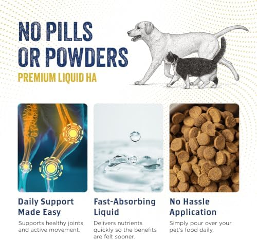 LubriSyn HA Hyaluronic Acid Hip & Joint Supplement for Dogs & Cats, 128 oz