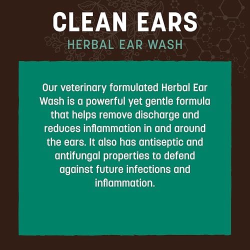 Earth Animal Apothecary - Herbal Ear Wash Cleanser for Pets - 4 fl oz