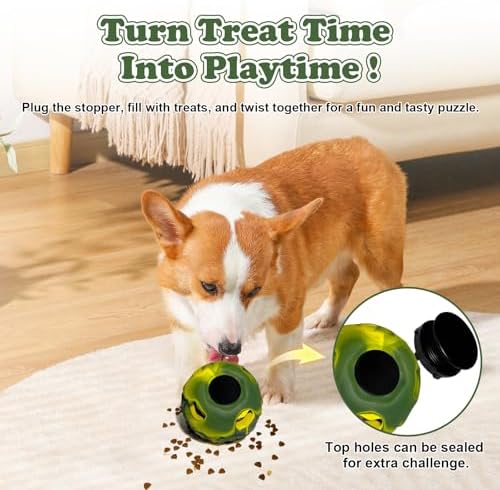 Frozen Dog Enrichment Toy, Small Freezable Fillable Natural Rubber Chew Toy
