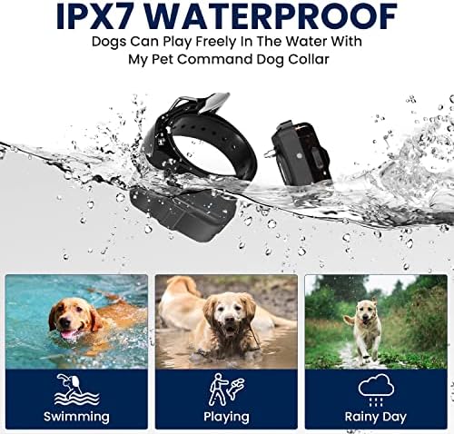 My Pet Command 1.25 Mile(6600 Ft) Long Range Dog Training Collar,1 Collar