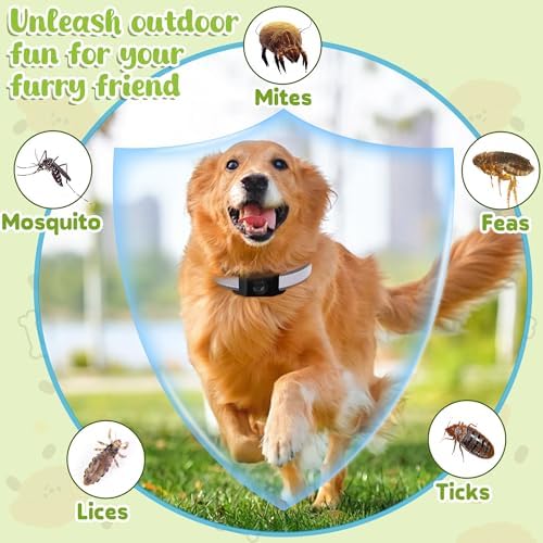 Natural Dog Tag for Flea & Tick Repels Waterproof Collar Pendant
