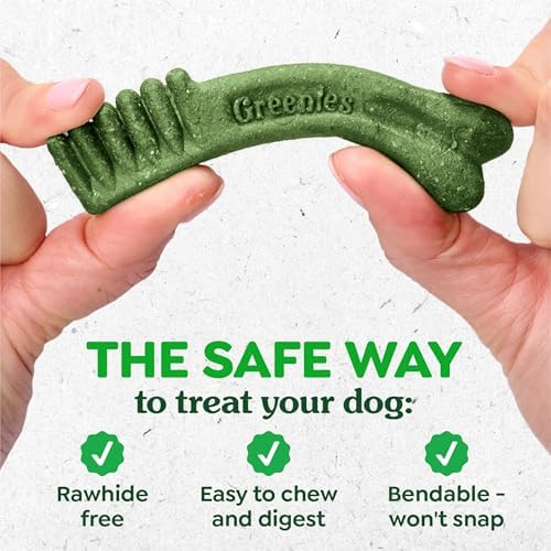 Greenies Regular Dental Dog Treats, Original Chicken Flavor, 18 Count