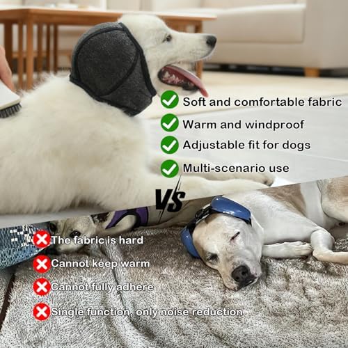 Dog Ear Muffs Noise Protection for Grooming,Bath,Blow Drying