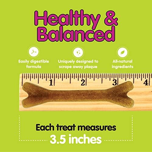 Fido Belly Bones for Dogs, Small - 13 Count, Pack of 3 - Yogurt-Flavor Dental Treats for Small Dogs - Plaque & Tartar Control for Fresh Breath - Digestive Support - Made in USA (39 Total)