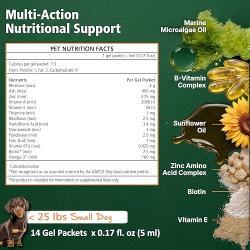 Mervue Skin and Coat Supplement for Dogs in Gel (14 Day Supply)