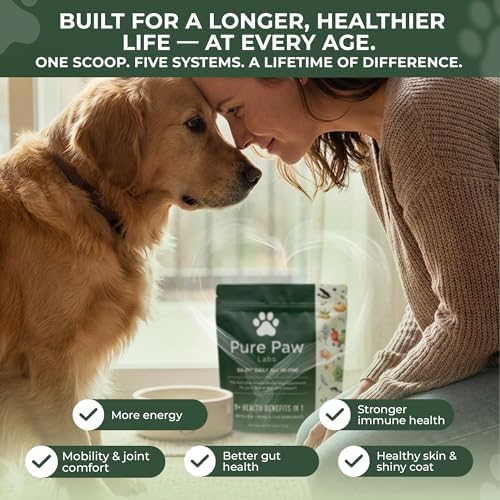 DA-1 Daily All-in-One Dog Supplement Powder | Dog Multivitamin with Probiotics for Gut Health | Supports Skin & Coat, Joints, Allergies & Immune Health | Human Grade Formula