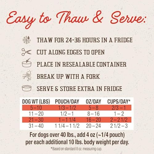 Stella & Chewy's FreshMade Frozen Fresh High-Protein Beef, Barley & Turkey Dog Food, 16-oz Pouch (Pack of 4)