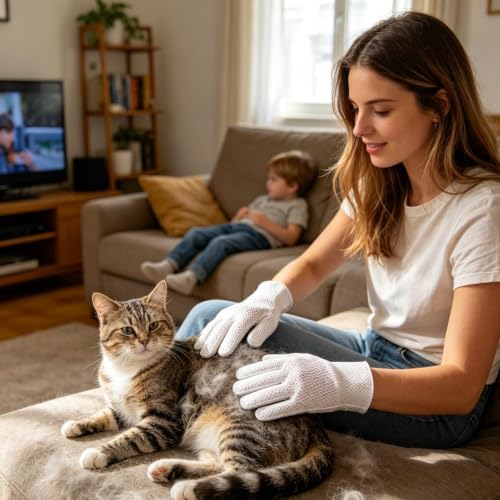 Dog Cleaning Gloves Gentle Nourishing Waterless