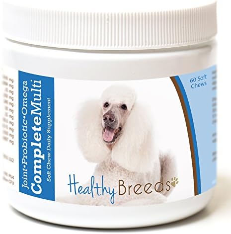 Healthy Breeds Poodle All in One Multivitamin Soft Chew 60 Count