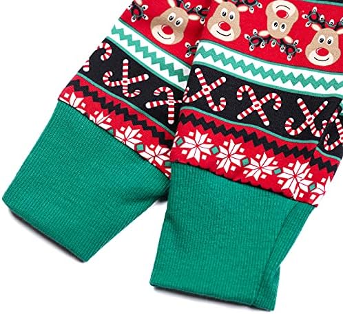 Dog Surgery Recovery Suit Female Male for Dogs After Surgery Medium Large Dogs Onesie Dog Pajamas Pjs Clothes (Christmas red, 30 (Chest 29.92 in | Backlength 19.69 in))