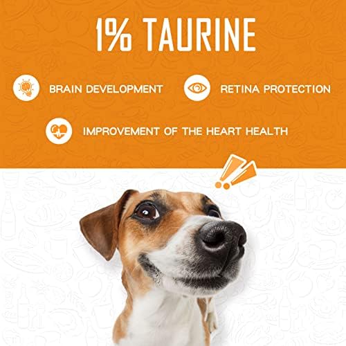 PAWUP Dog Treats Apple Slice Chicken Wrapped, Training Treats w/Taurine for Small Medium Large Dogs, 12.5 oz