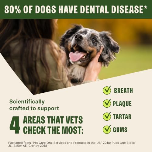 Whimzees Wellness Stix Natural Dog Dental Treat, Chews, Freshens Breath, Large Size Sticks, 14.81 oz Bag, 7 Count
