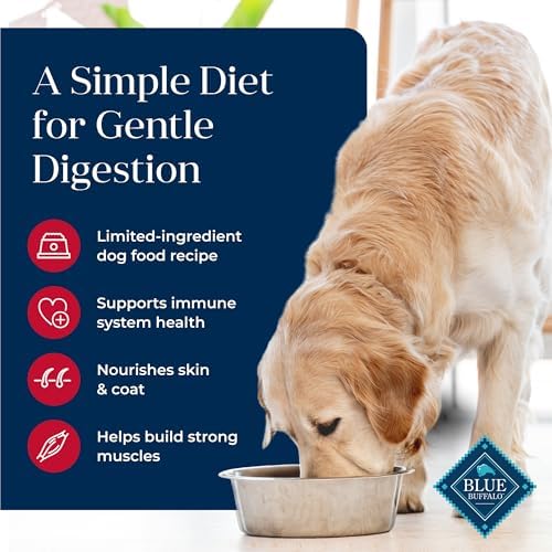 Blue Buffalo Basics Salmon Adult Skin & Stomach Care Dry Dog Food, 24 lb