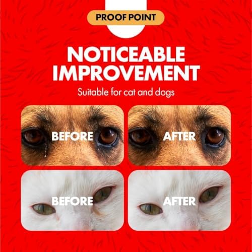 Miracle Care Eye Wash Pads for Dogs and Cats, 90 Pre-Soaked Wipes (2 Pack)