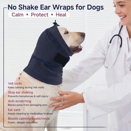 Nanaki Dog Calming Hoodie for Noise Protection, Firework, Thunderstorm