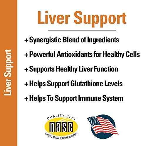 Vet Classics Liver Support Pet Health Supplement for Dogs & Cats - 60 Ct
