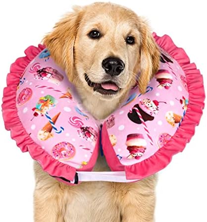 CuteBone Dog Recovery Cone for Small Medium Dogs & Cats