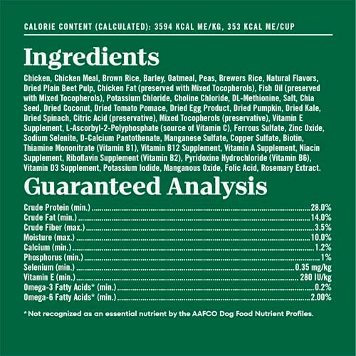 Nutro Natural Choice Senior Small Breed Dry Dog Food, Chicken, 5 lb