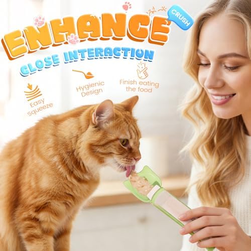 2026 New Feeder Squeeze Spoon, Cat Puree Feeder Spoon (Set B)