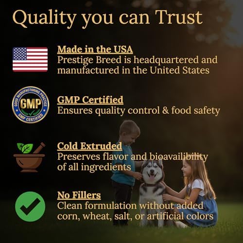 Multivitamins, Balanced Nutrition for Your Husky, 90 Count, Made in the USA with Real Bacon