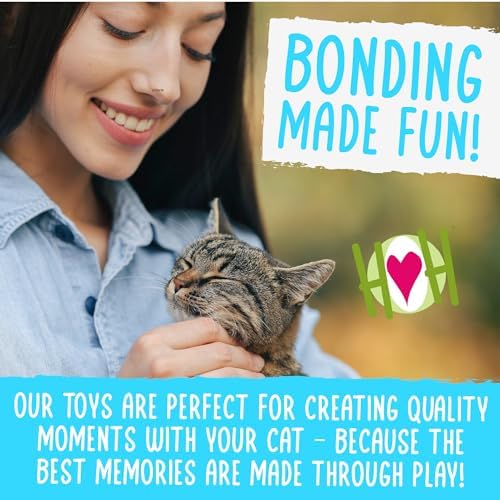 HuggleKats Cat Toys - Kitten Toys for Bored Indoor Cats, Perfect for Moving, Exercise, Biting & Chewing - Sardines (3 Pack)